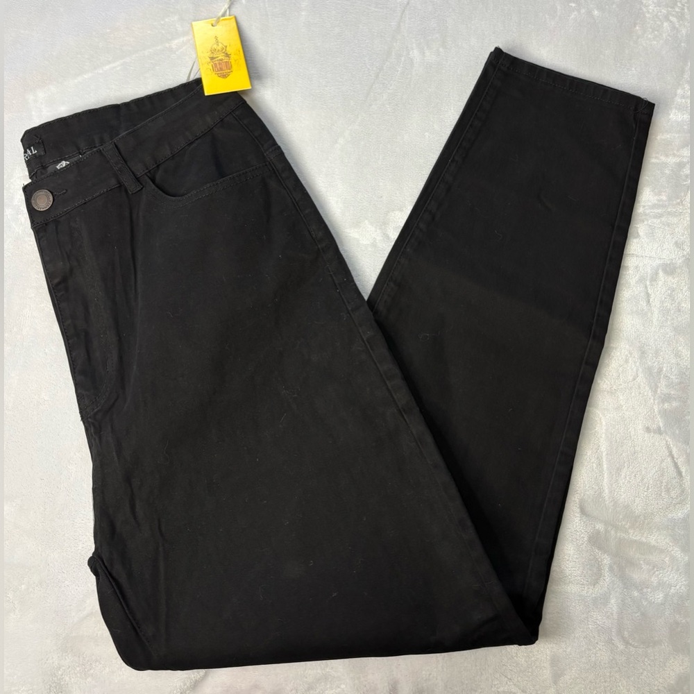 Emperial Women's Black Twill Skinny Jeans - Classic Slim Fit NWT 3XL